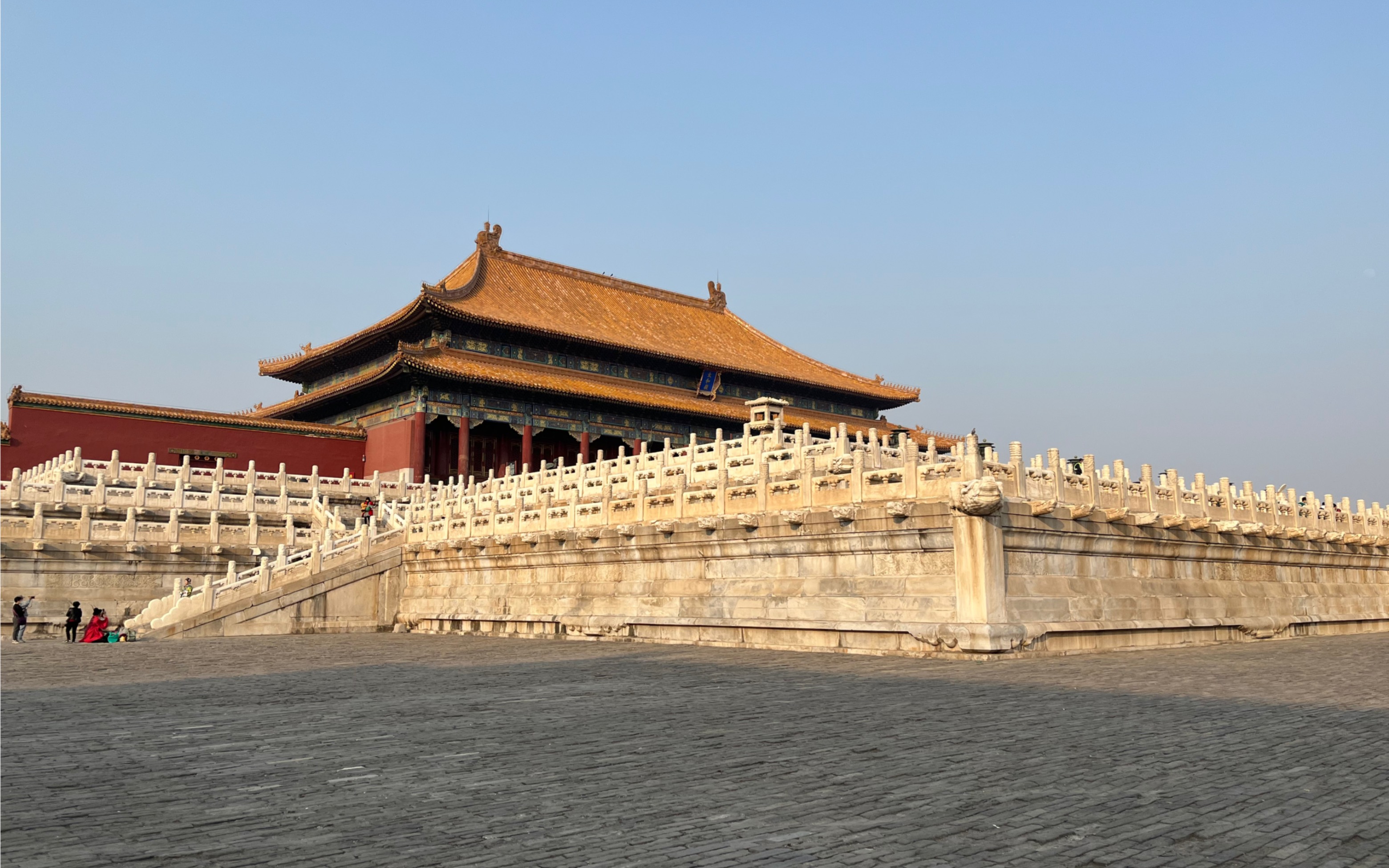 夕阳下的紫禁城