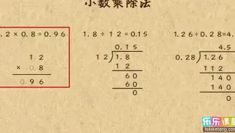 小数乘除法