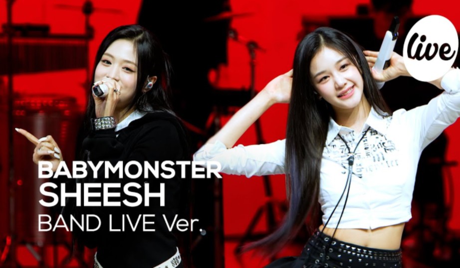 YG新女团BABYMONSTER出道曲《SHEESH》乐队Live视频公开!哔哩哔哩bilibili