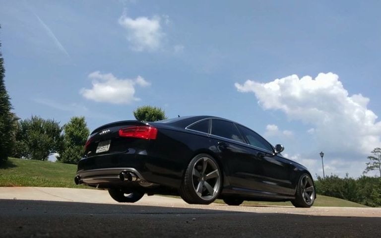 活动作品声浪apr三阶40t排气中尾奥迪s6