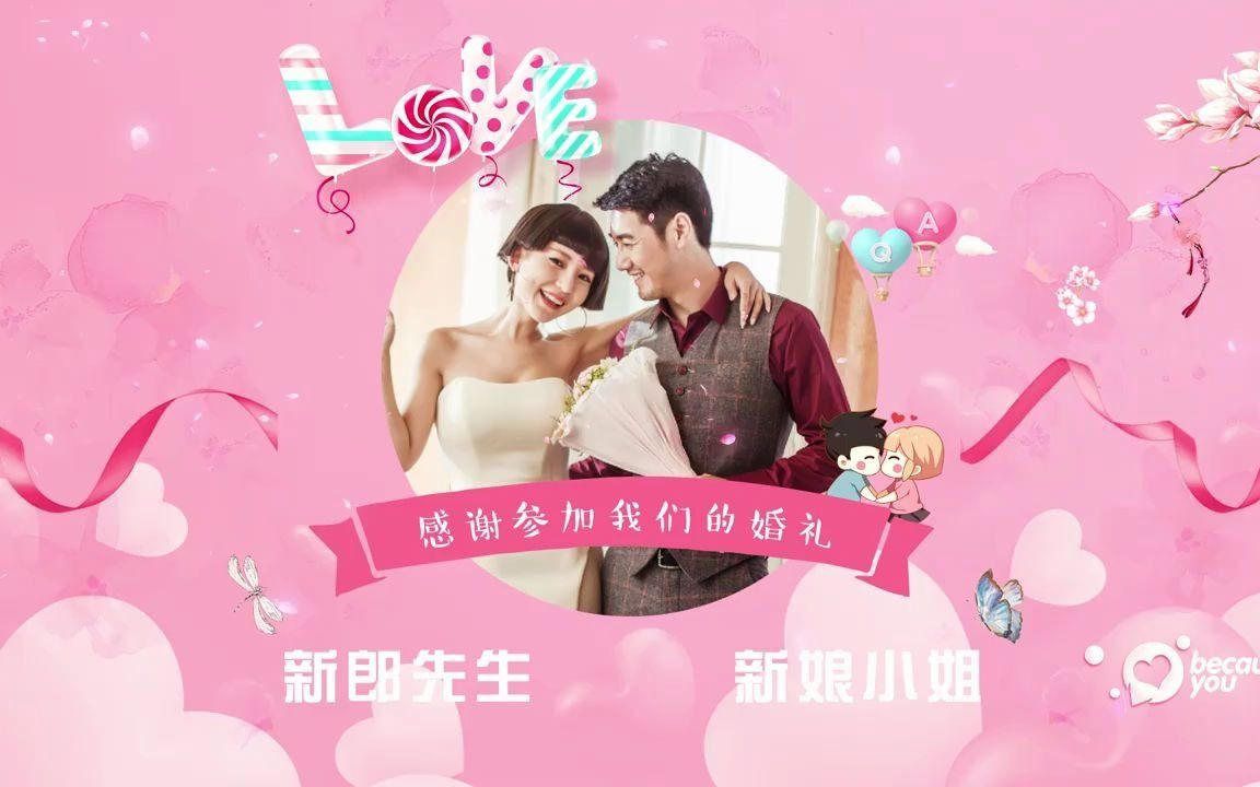 婚礼快闪(新五)婚礼电子相册 婚礼视频制作 婚礼开场MV 韩版婚礼视频哔哩哔哩bilibili