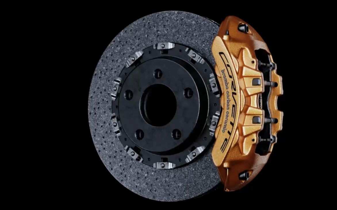 rendering, shading, texturing brake caliper