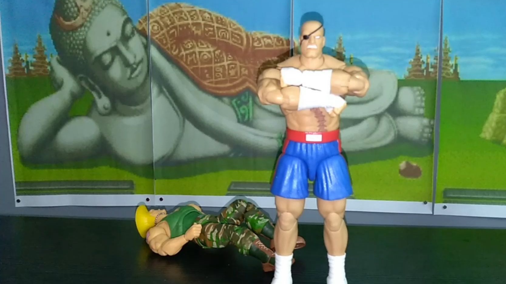 提前锁定年度最佳格斗人偶?捷达的街霸2泰拳沙加特