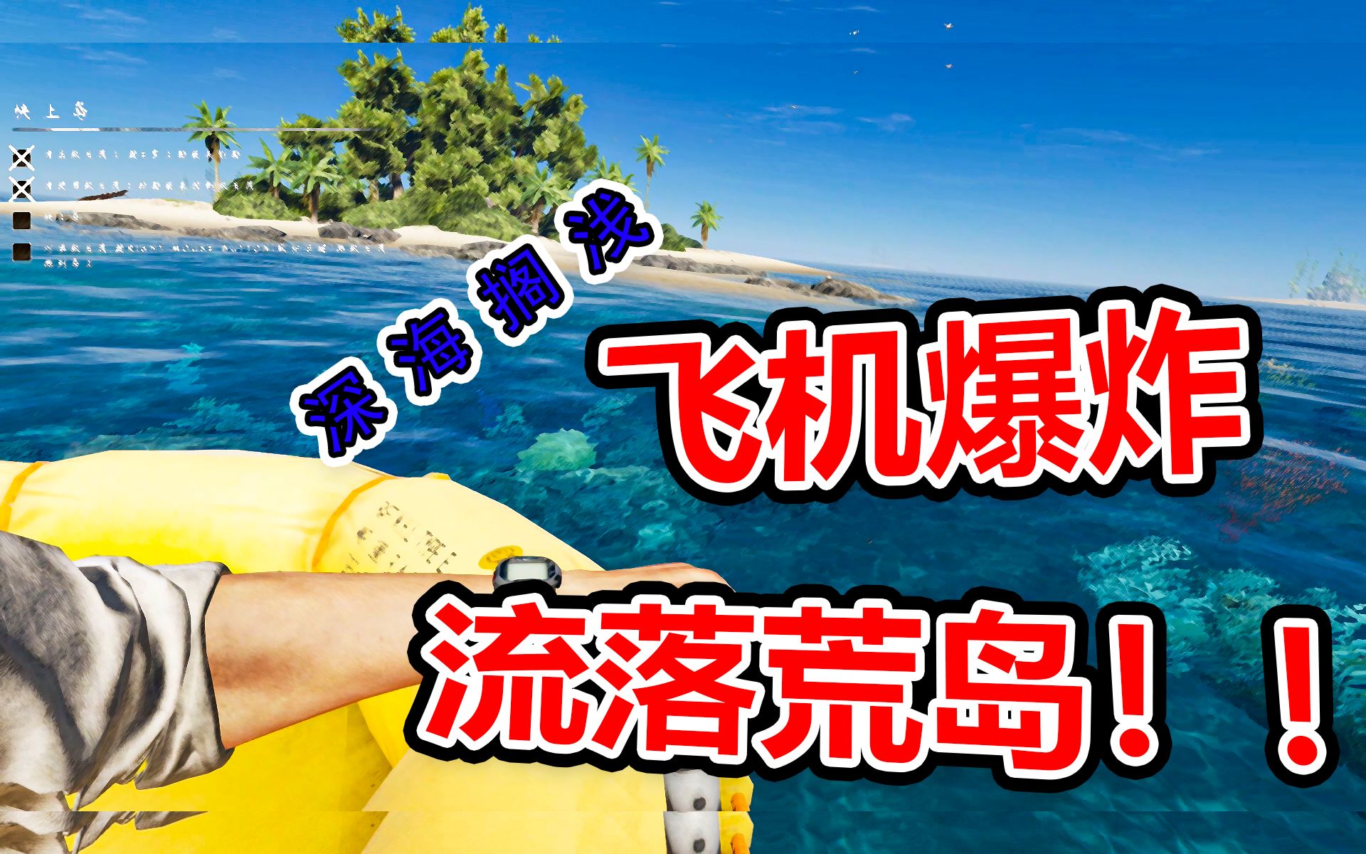 【深海搁浅】ep1:飞机爆炸,流落荒岛!