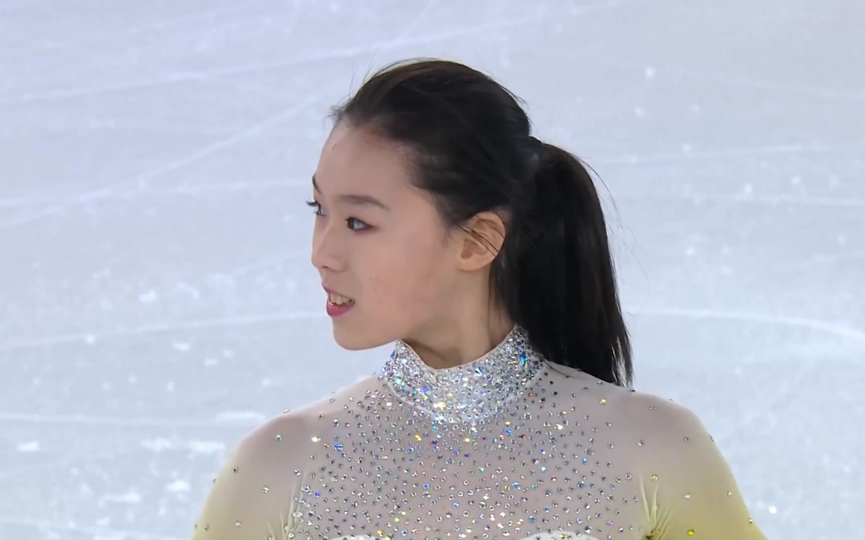 2020第三届冬季青年奥运会花样滑冰双人短节目 【中国组合黄一航