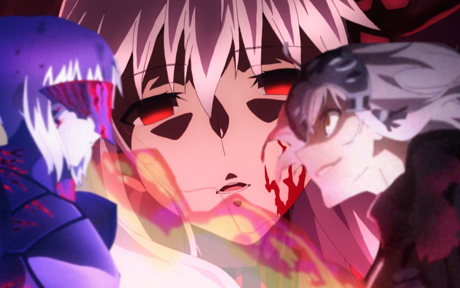 全系列超燃混剪全员参战fate一个系列就可以完成百部动漫组成的画面