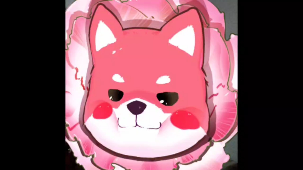 是粉色的菜狗呀～哈哈哈哈哈