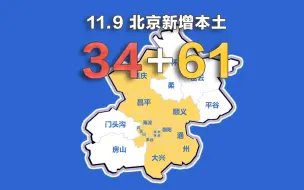 Download Video: 北京疫情动态地图：11月9日新增本土确诊34例、无症状61例