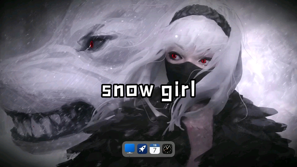 wallpaper每日壁纸推荐Snow girl哔哩哔哩bilibili