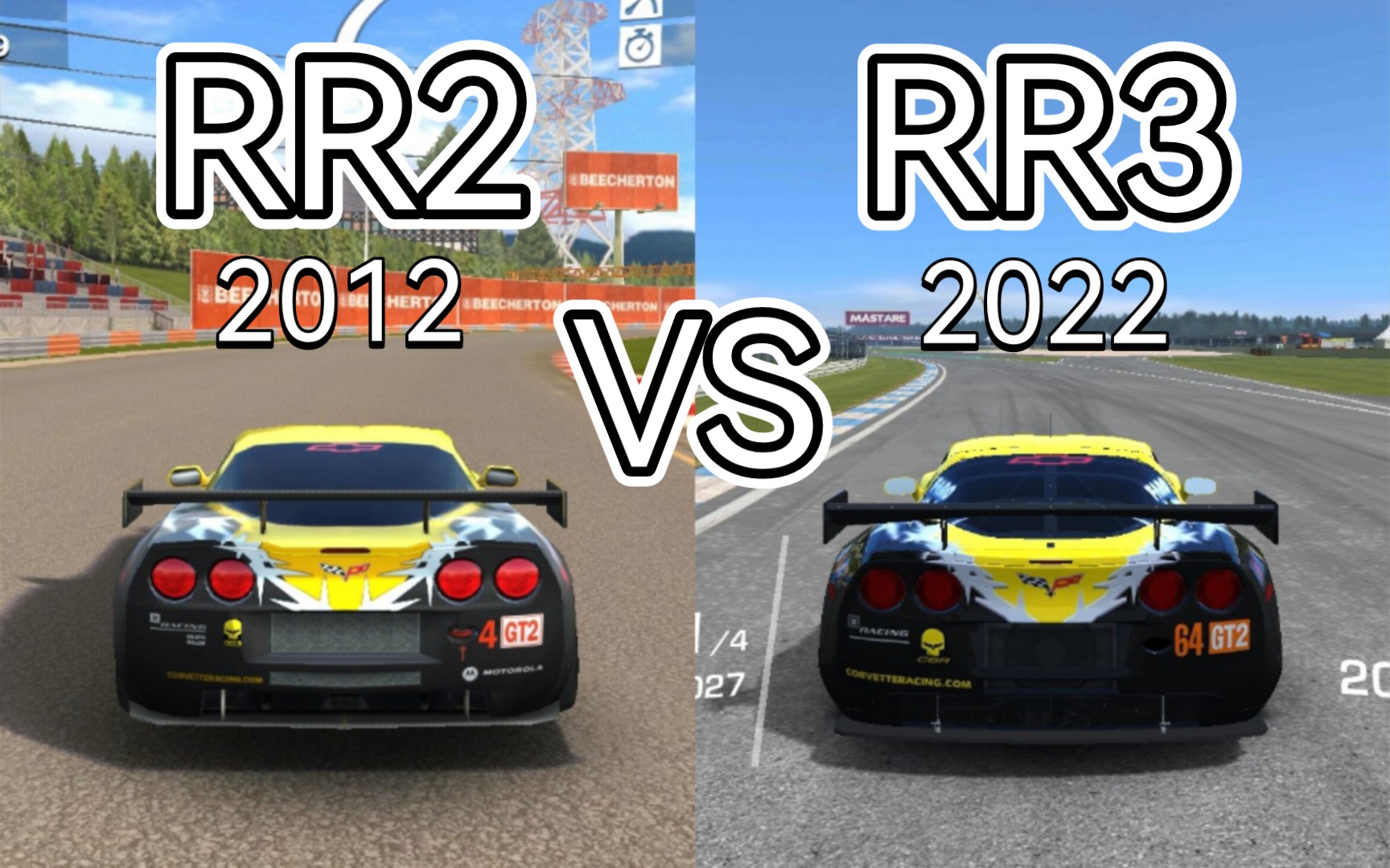 [图]【RR2 vs RR3】十年的发展历程进步有多大？声浪、画面、物理等多方面对比！