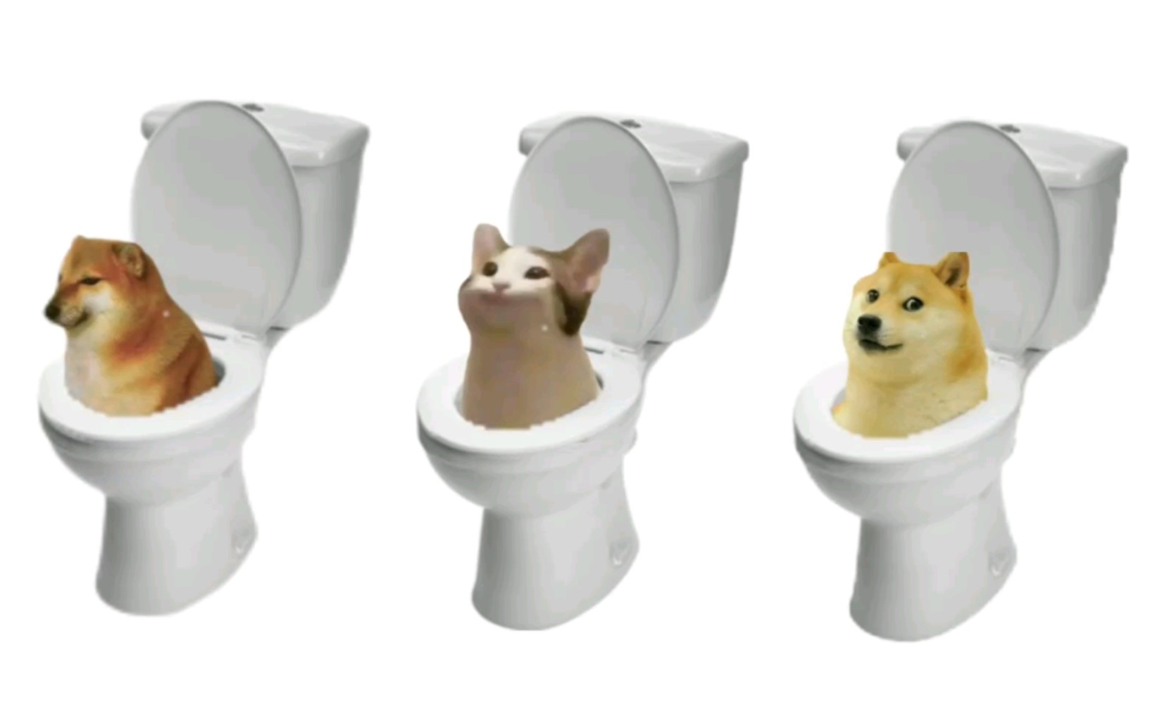马桶人cheems,dogs,meme(popo)