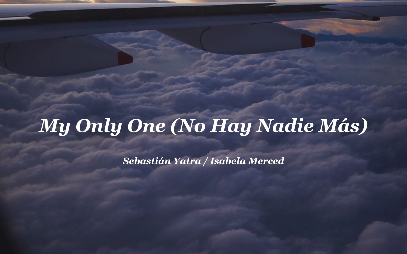 [图]超级温柔的小众浪漫英文歌曲《My Only One (No Hay Nadie Más)》婚礼歌曲❤️