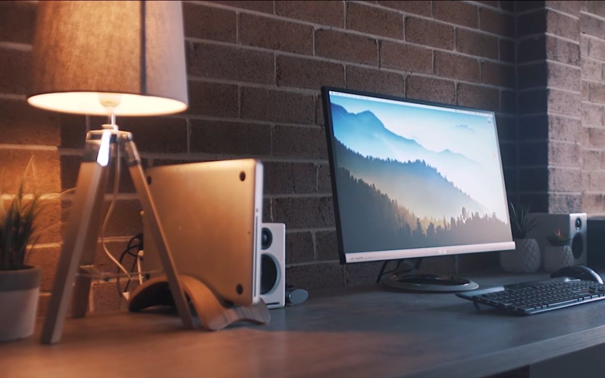 现代简约的工作桌面 Industrial Desk Setup  Modern and Minimal哔哩哔哩bilibili