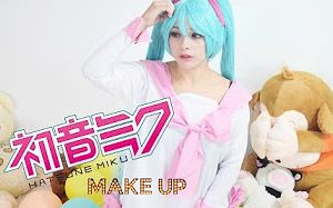 【roslyn kp】[初音未来]cos妆容教程!哔哩哔哩bilibili