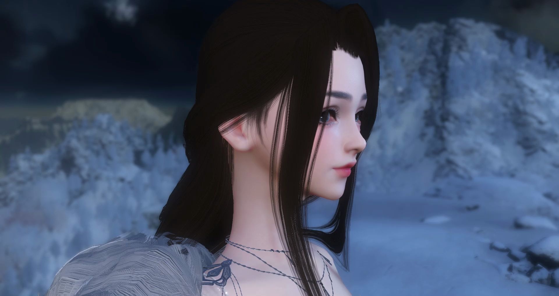 [逆水寒ol]云川雪青cg_哔哩哔哩 (゜-゜)つロ 干杯~-bilibili