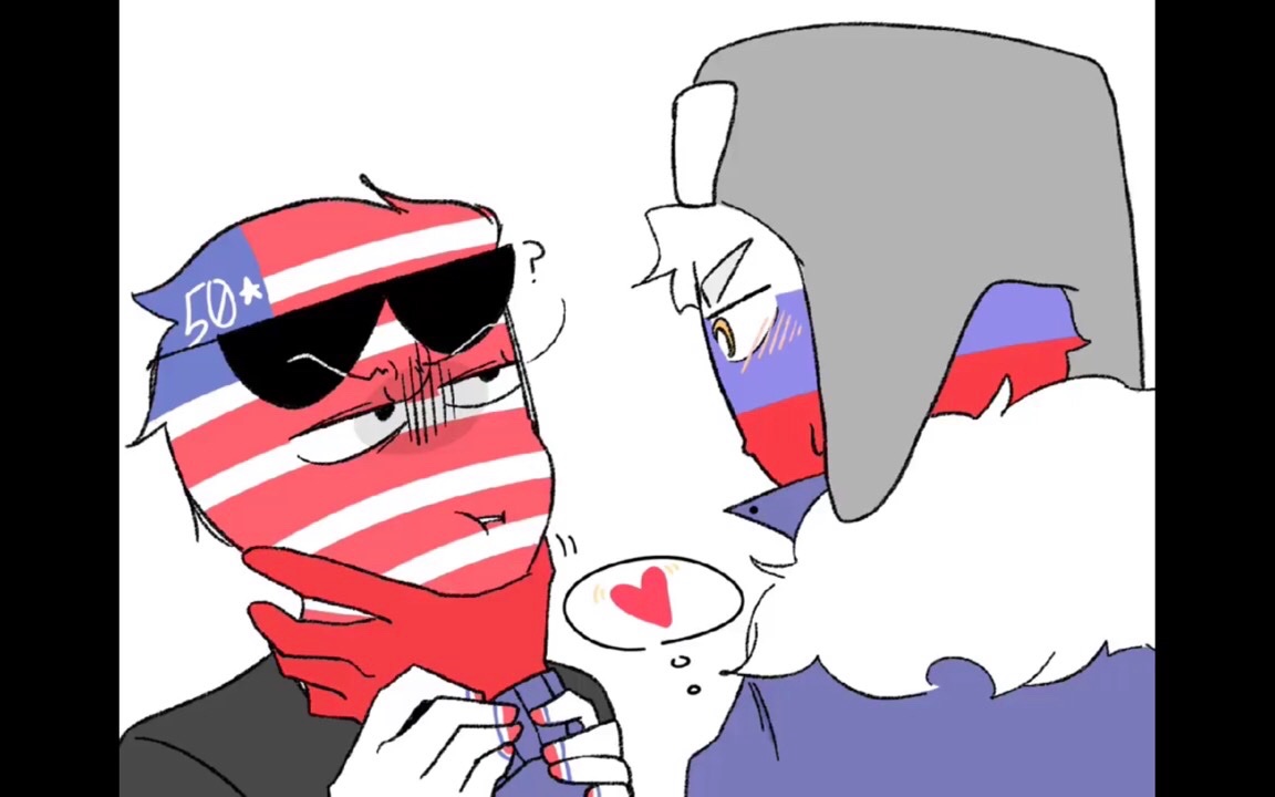 【countryhumans】俄美的kiss唾(授权转载)_哔哩哔哩_bilibili
