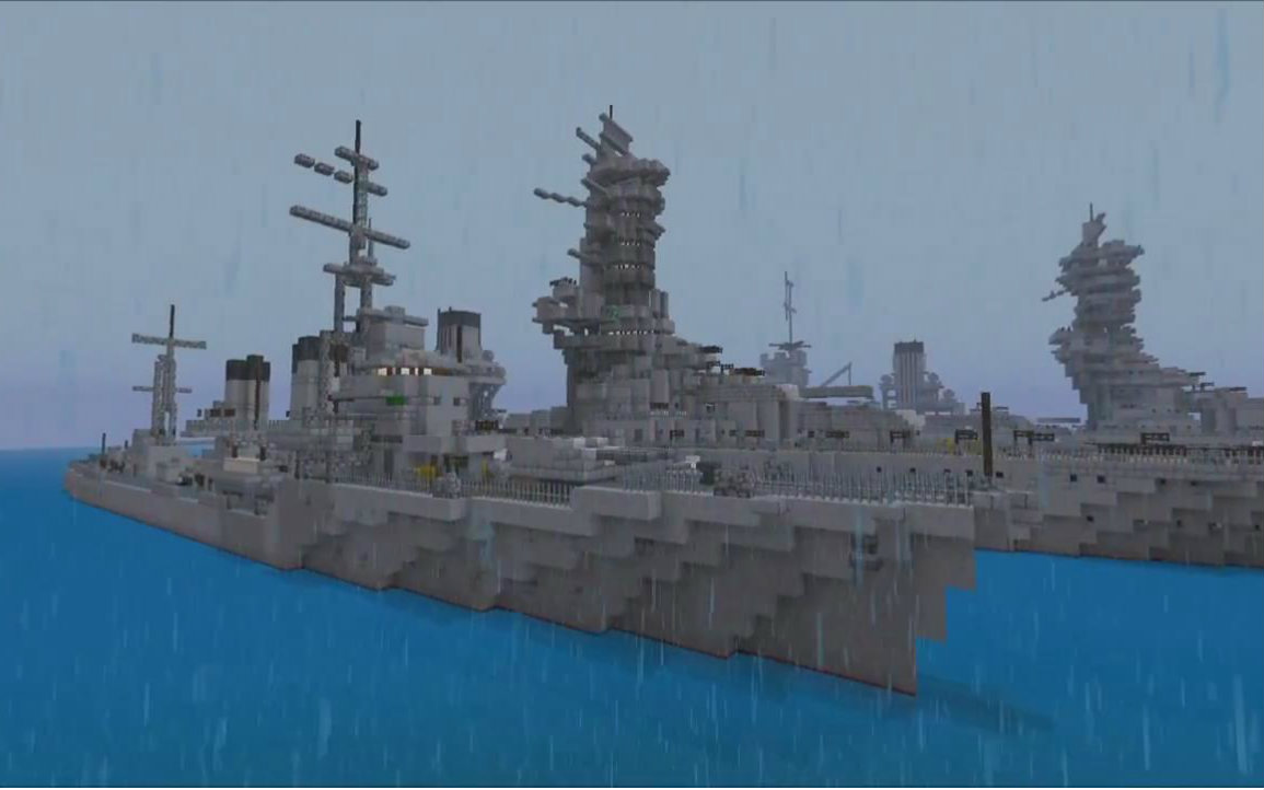 【minecraft】在我的世界中建造白露型驱逐舰
