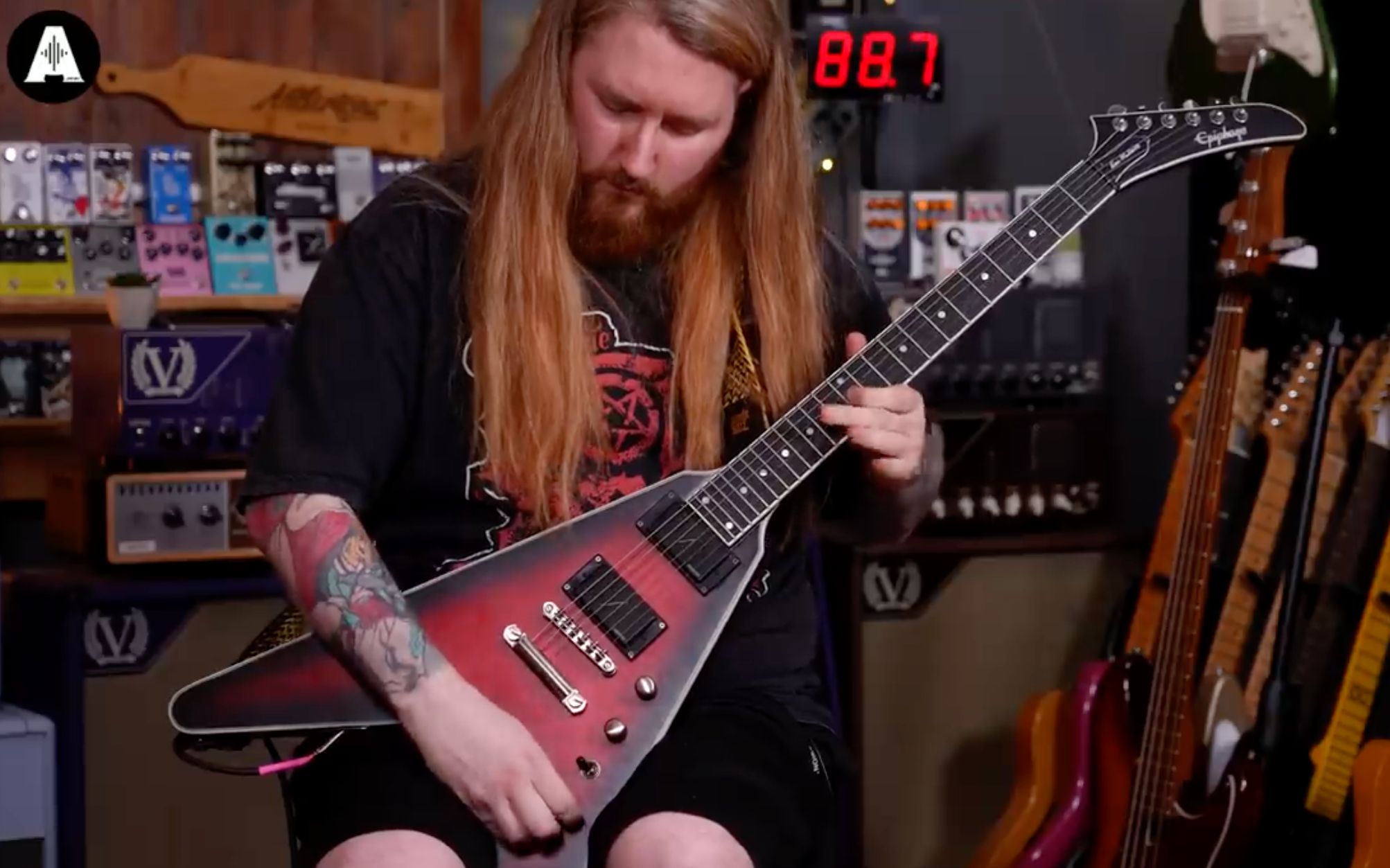 2023 epiphones new dave mustaine signature flying v guitars!