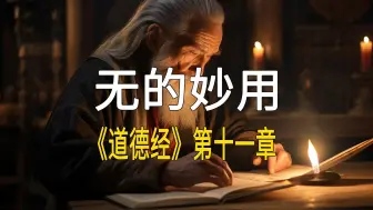 Download Video: 老子帛书版道德经第十一章：无的妙用 深度解读