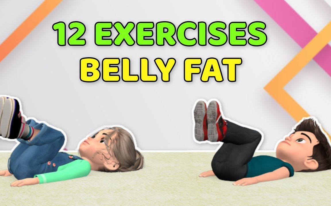 [图]【YouTube Little Sports搬运】12 SIMPLE EXERCISES TO LOSE BELLY FAT - KIDS WORKOUT