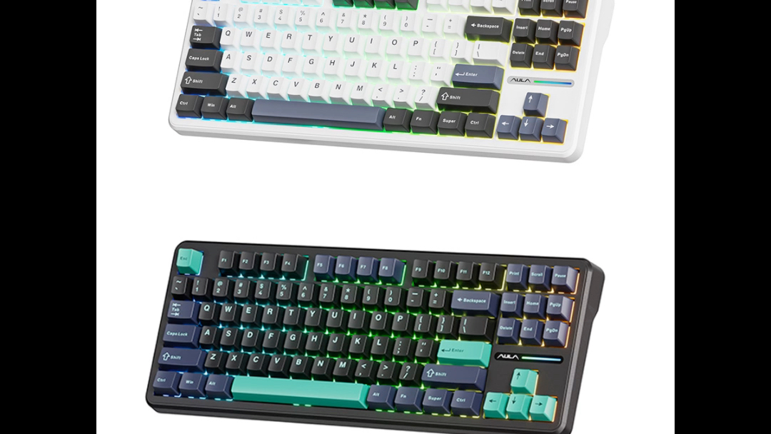 游戏键盘 狼蛛f87延迟焯低