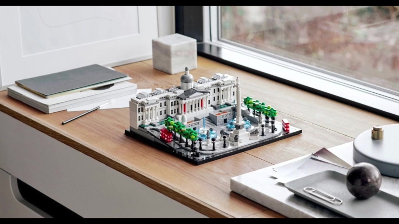 乐高 2019 建筑系列英国特拉法加广场 trafalgar square 21045 官方