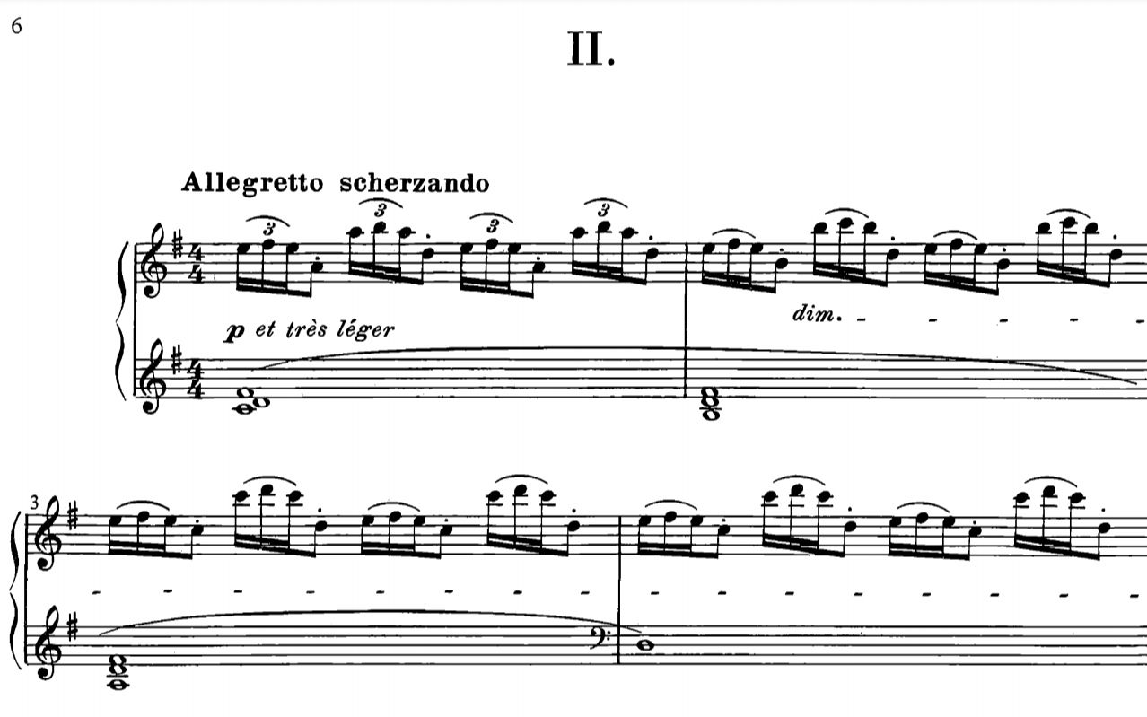 德彪西-阿拉伯风格曲第二首(l.66 no.