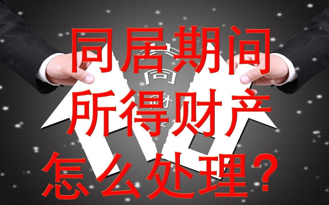 [图]《讲故事学法典》之十——同居期间所得财产怎么处理？