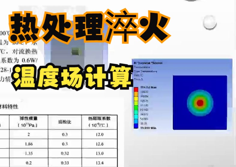 Ansys 简单温度场及热应力计算 真的一看就会哔哩哔哩bilibili