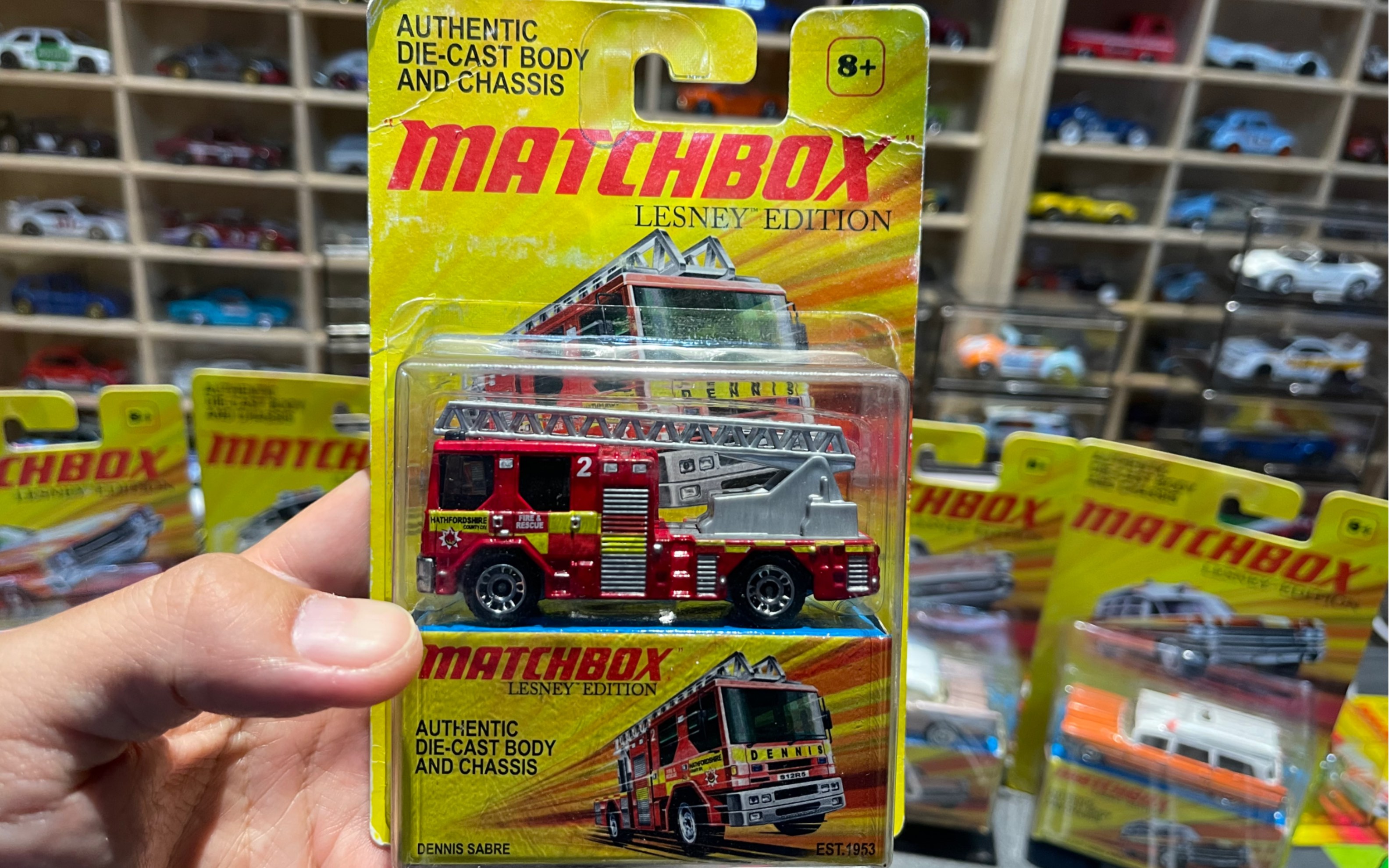 火柴盒 dennis sabre 消防车 lesney 莱斯尼