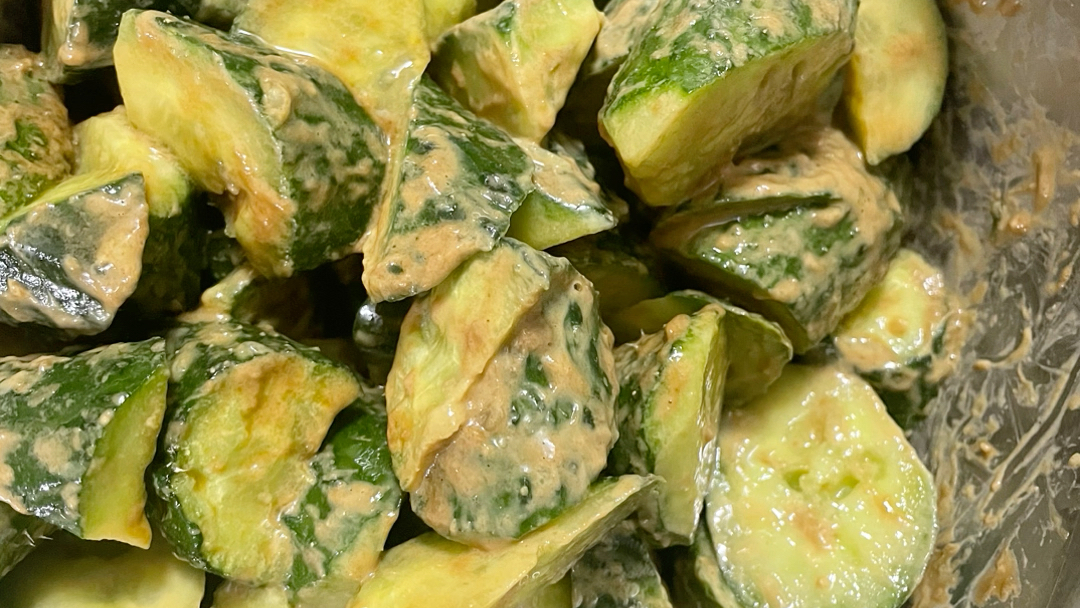 家常菜! 麻酱黄瓜