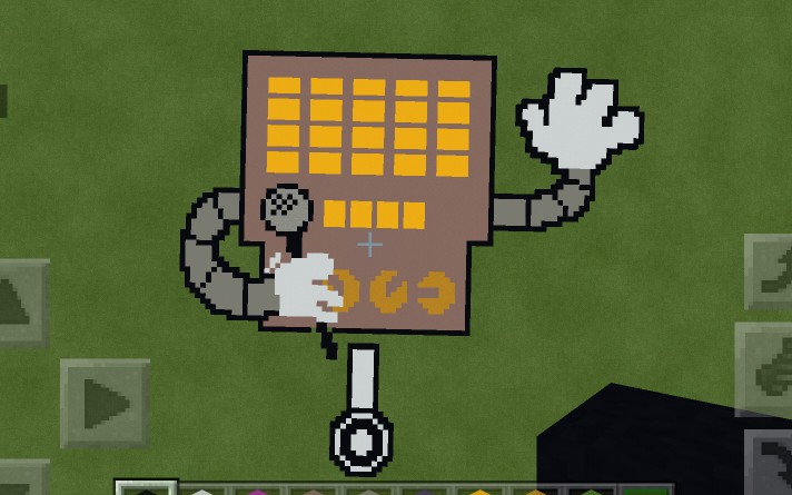 【罪恶,玖】我的世界像素画 undertale metatton atm【滑稽】