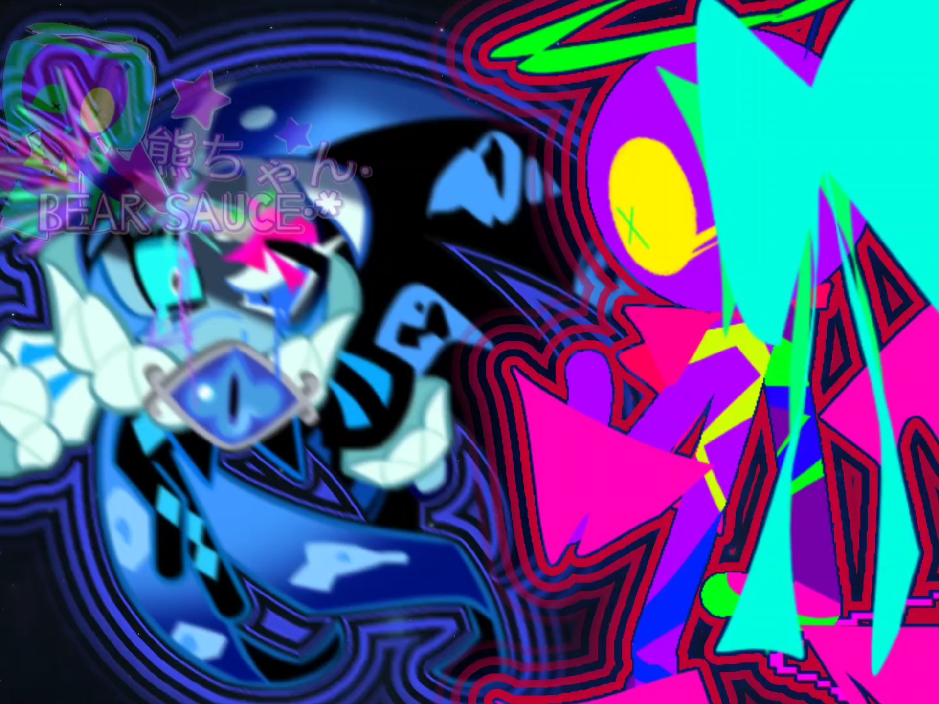 [黑 姜饼人王国/黑影牛奶饼干]