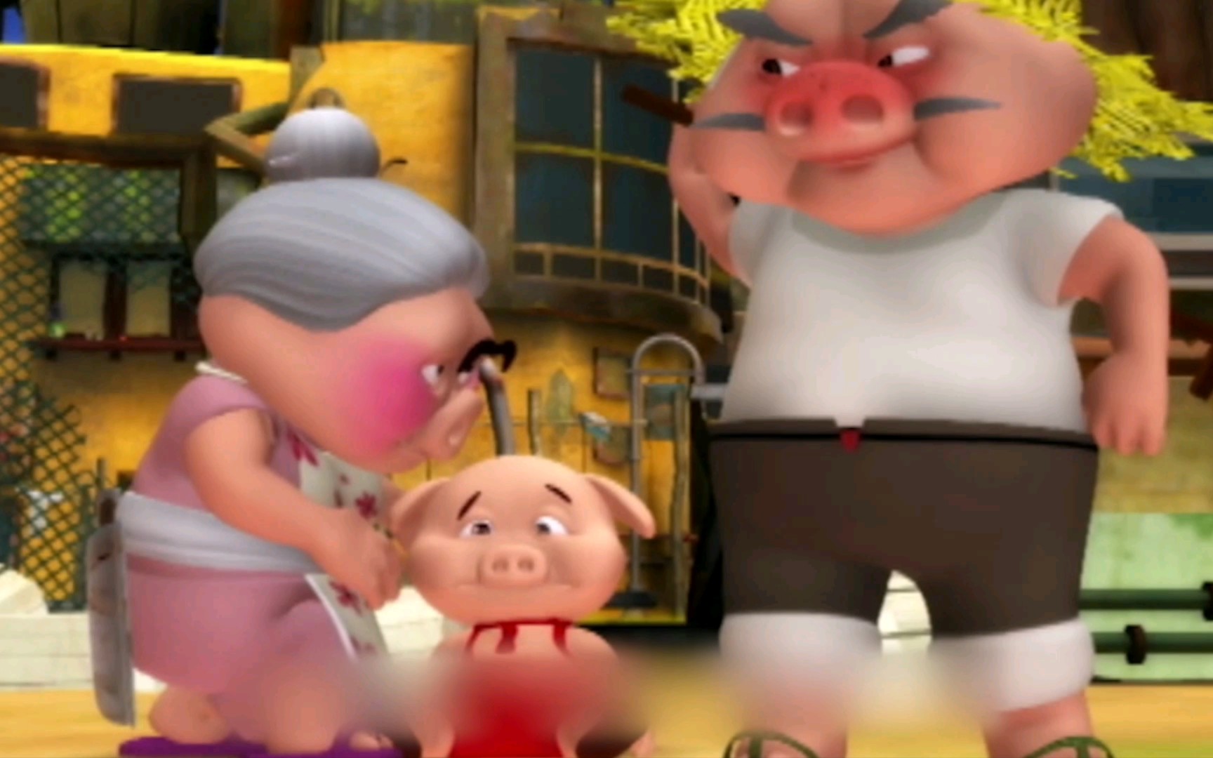 小呆呆爸爸发飙了.