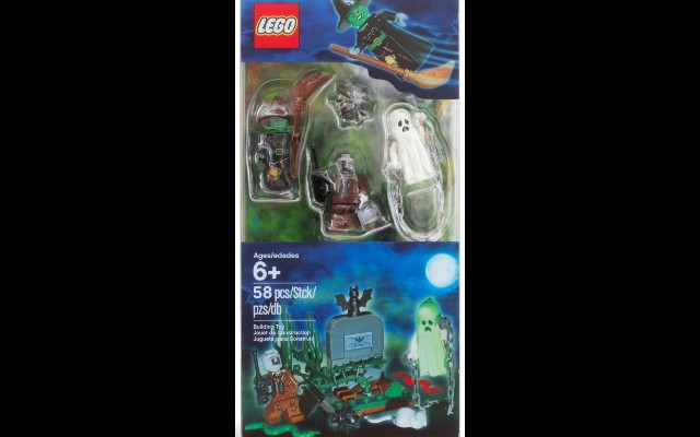 乐高人仔850487万圣节夜光幽灵组合套装速组评测