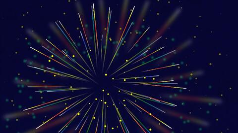 Ai散点画笔绘制五彩缤纷的烟花 哔哩哔哩