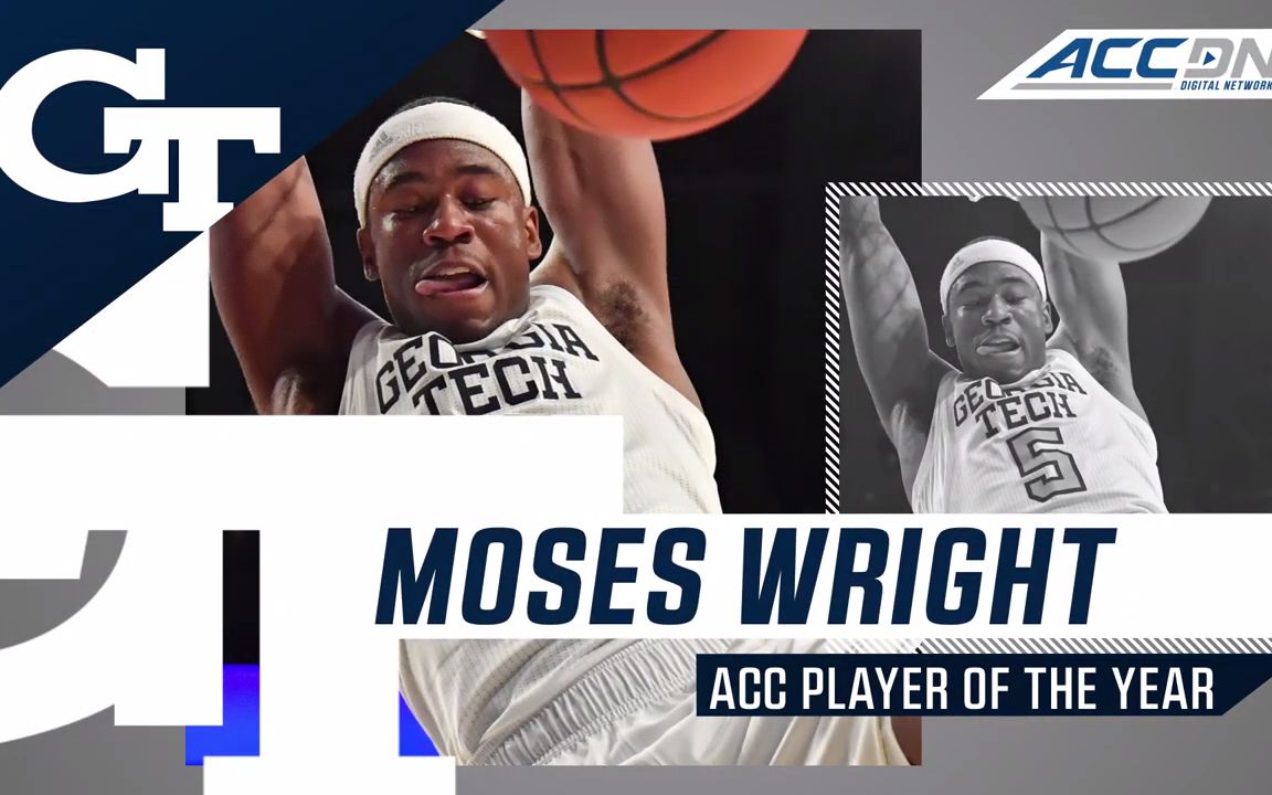 佐治亚理工大四前锋moseswright当选acc联盟最佳球员