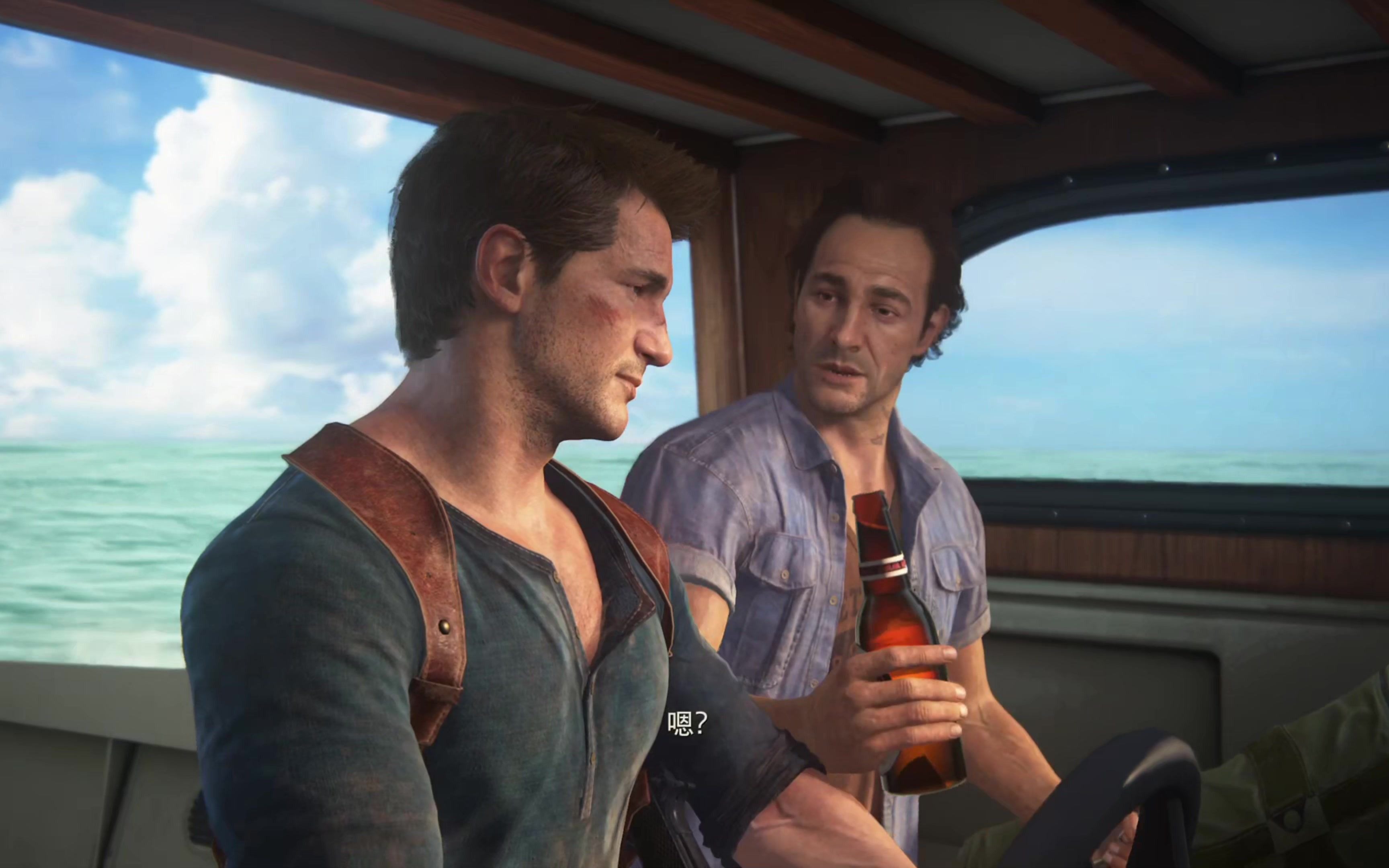 4k60帧纯享ps5神秘海域4合集版第十二章在海上