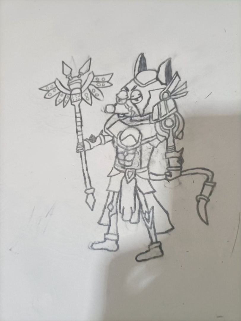 美食大战老鼠自己仿照画的boss