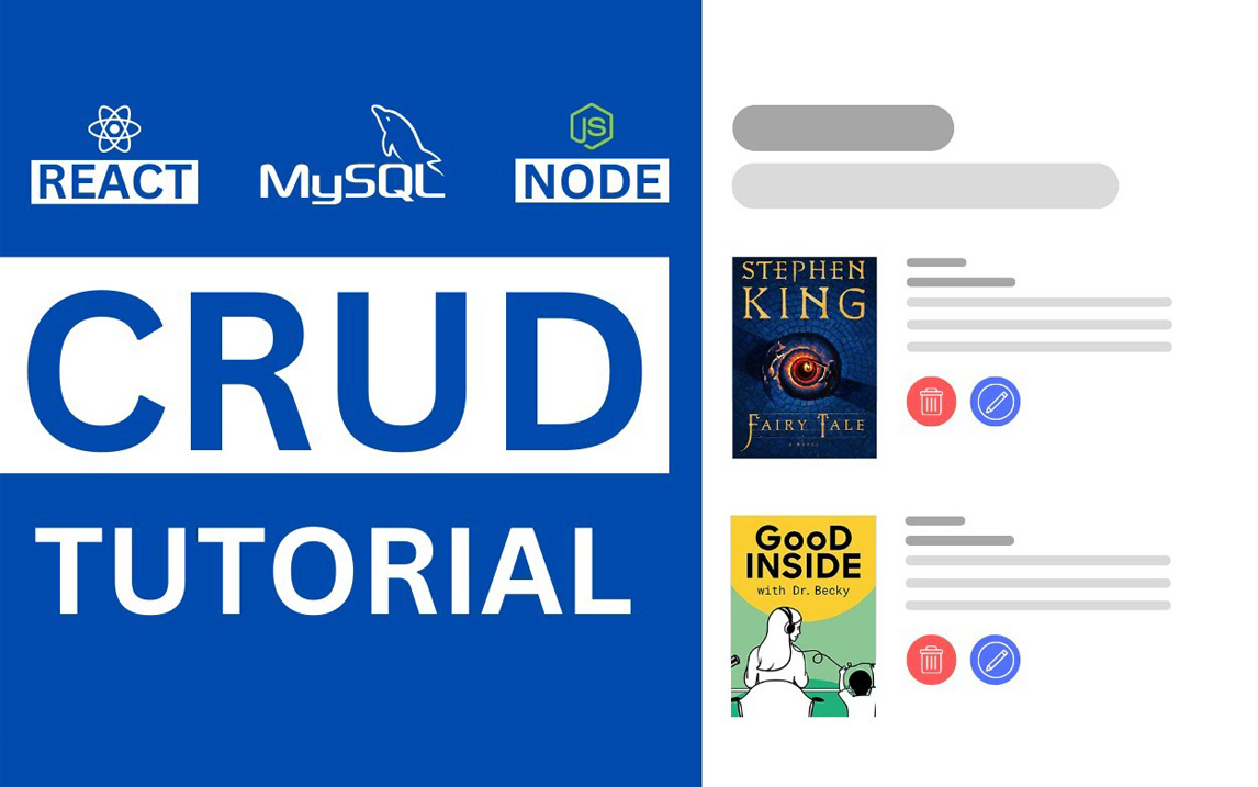 React、Node.js、MySQL构建简单的书籍CRUD网站【CRUD 初学者教程】哔哩哔哩bilibili