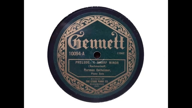 herman ostheimer (piano) - prelude in c sharp minor