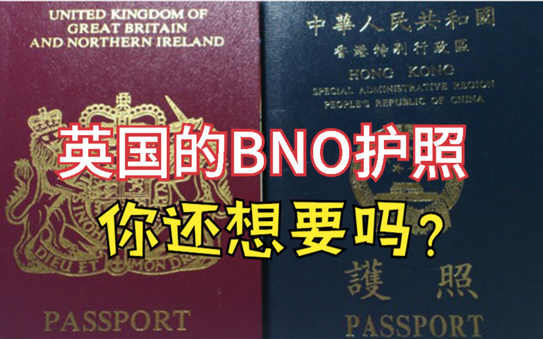 英国的BNO护照,你还想要吗?哔哩哔哩bilibili