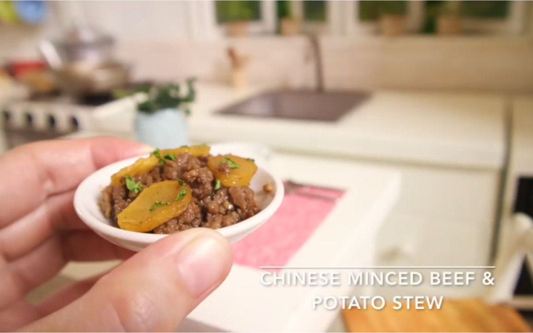 迷你厨房 minced beef&potato stew 中式家庭小炒系列哔哩哔哩bilibili