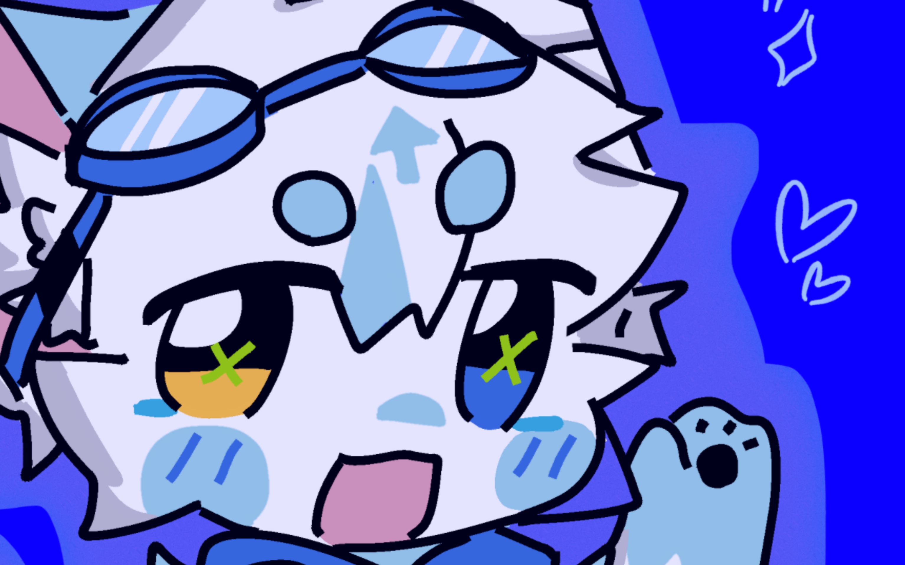 【绘画过程】进来看可爱福瑞