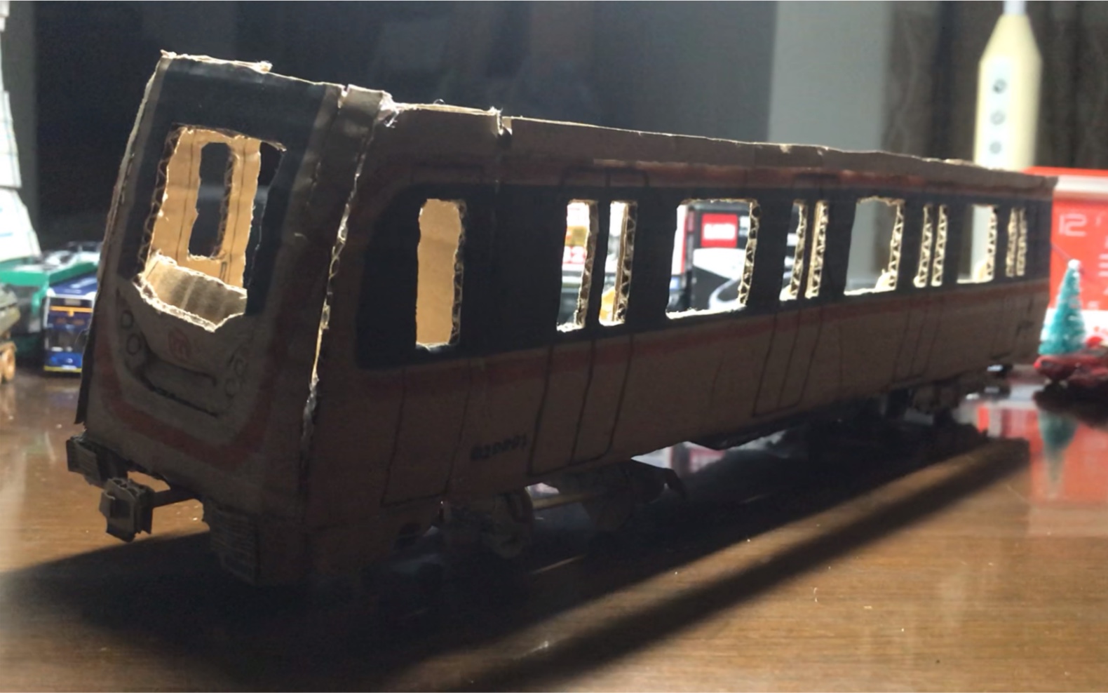 自制杭州地铁二号线模型