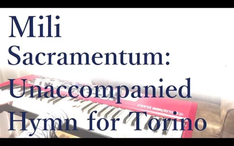 [图]Mili - Sacramentum Unaccompanied Hymn for Torino / piano cover by narumi