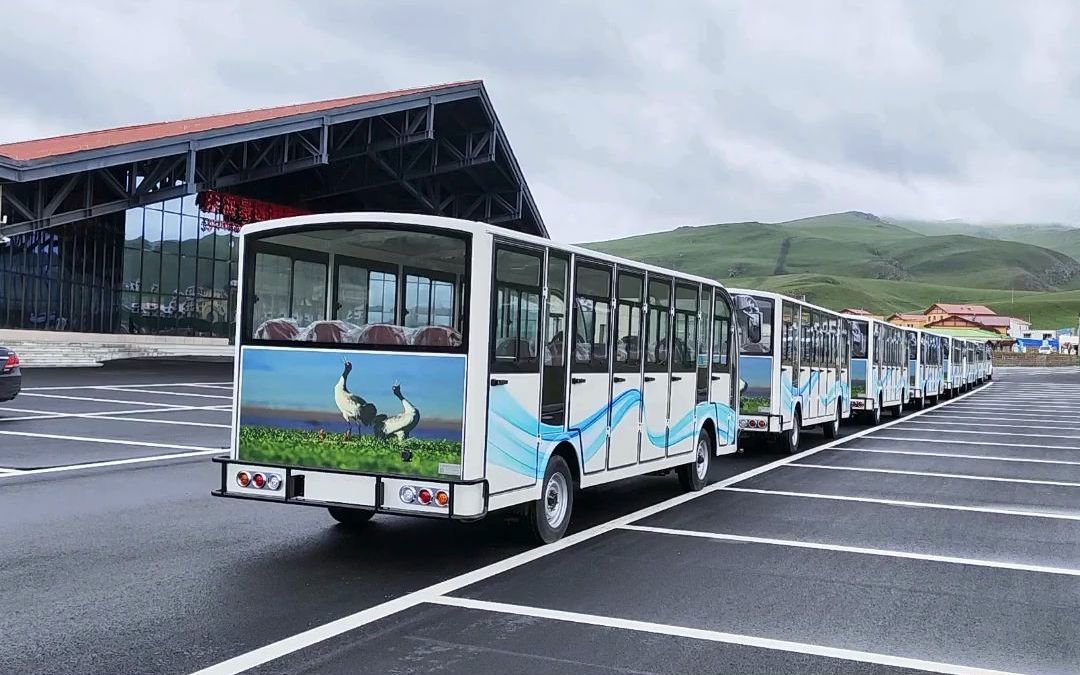 贵州云南广西23座新能源电动观光车 景区运营游客摆渡游览车