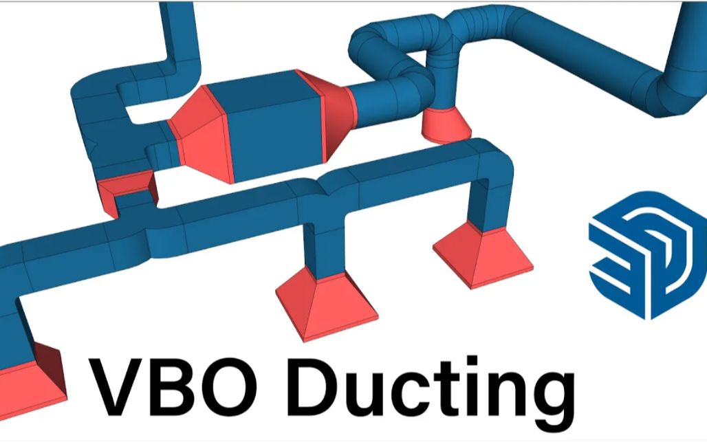 风管VBO Ducting Plugin for SketchUp哔哩哔哩bilibili