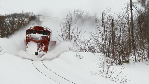 日本铁道 宗谷本线的除雪列车de15形ディーゼル机车 哔哩哔哩 Bilibili