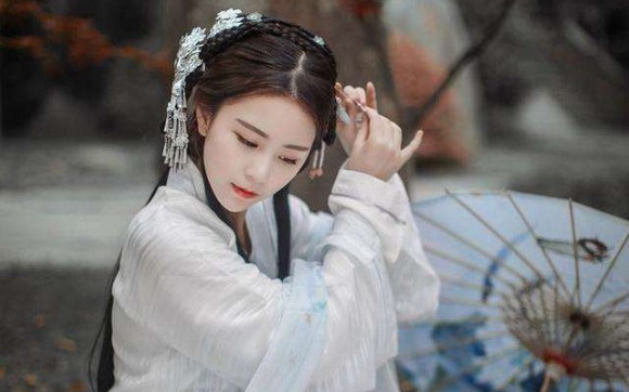 【国风正当时】出水芙蓉冰清玉洁 眉清目秀的国风古装美女蒋雪儿 - 燕